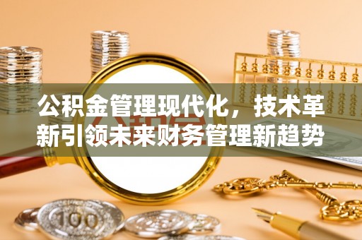 郧西公积金管理现代化，技术革新引领未来财务管理新趋势