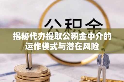 郧西揭秘代办提取公积金中介的运作模式与潜在风险