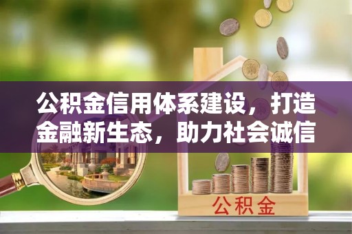 郧西公积金信用体系建设，打造金融新生态，助力社会诚信发展