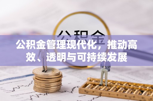 郧西公积金管理现代化，推动高效、透明与可持续发展