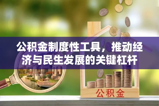 郧西公积金制度性工具，推动经济与民生发展的关键杠杆