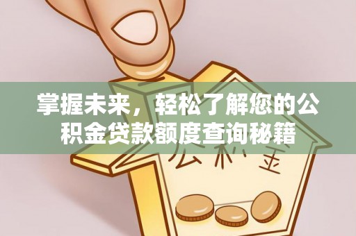 郧西掌握未来，轻松了解您的公积金贷款额度查询秘籍