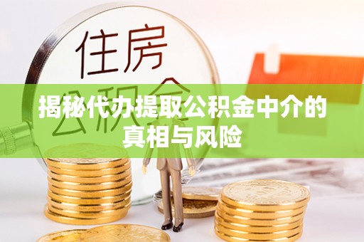 郧西揭秘代办提取公积金中介的真相与风险