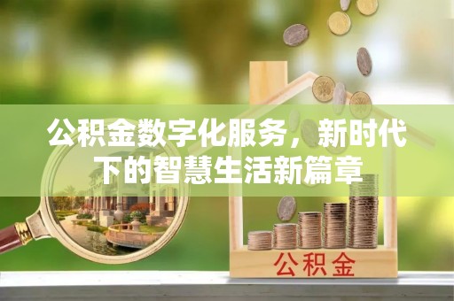 郧西公积金数字化服务，新时代下的智慧生活新篇章