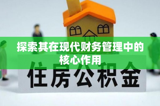 郧西探索其在现代财务管理中的核心作用