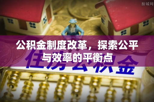 郧西公积金制度改革，探索公平与效率的平衡点