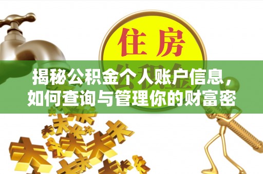 郧西揭秘公积金个人账户信息，如何查询与管理你的财富密码