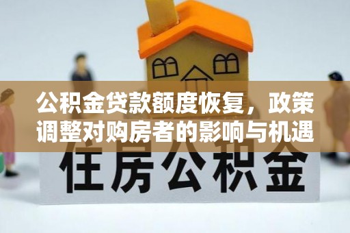 郧西公积金贷款额度恢复，政策调整对购房者的影响与机遇