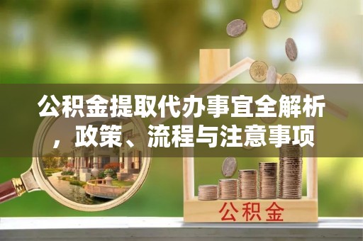 郧西公积金提取代办事宜全解析，政策、流程与注意事项