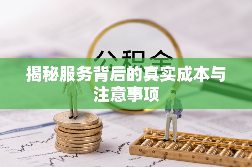 郧西揭秘服务背后的真实成本与注意事项