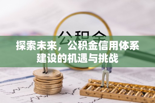 郧西探索未来，公积金信用体系建设的机遇与挑战