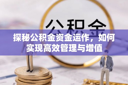 郧西探秘公积金资金运作，如何实现高效管理与增值