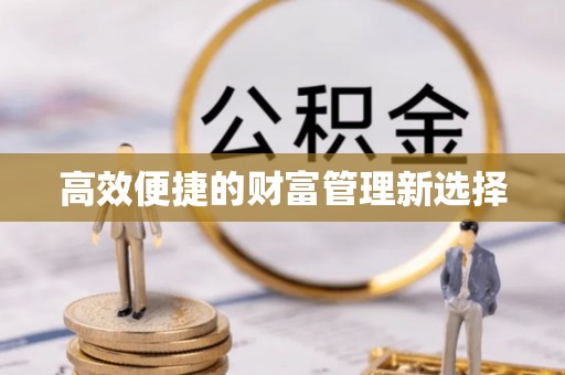 郧西高效便捷的财富管理新选择