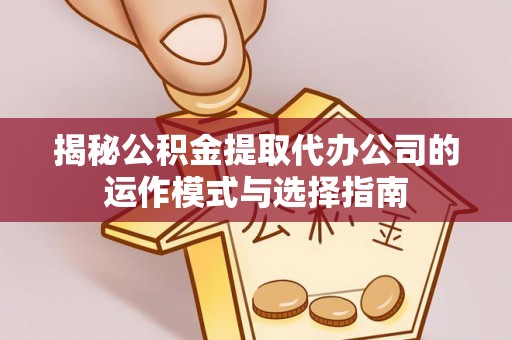 郧西揭秘公积金提取代办公司的运作模式与选择指南