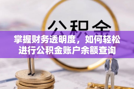 郧西掌握财务透明度，如何轻松进行公积金账户余额查询